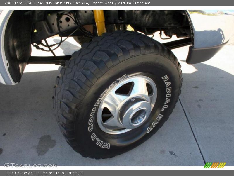 Oxford White / Medium Parchment 2001 Ford F350 Super Duty Lariat Crew Cab 4x4