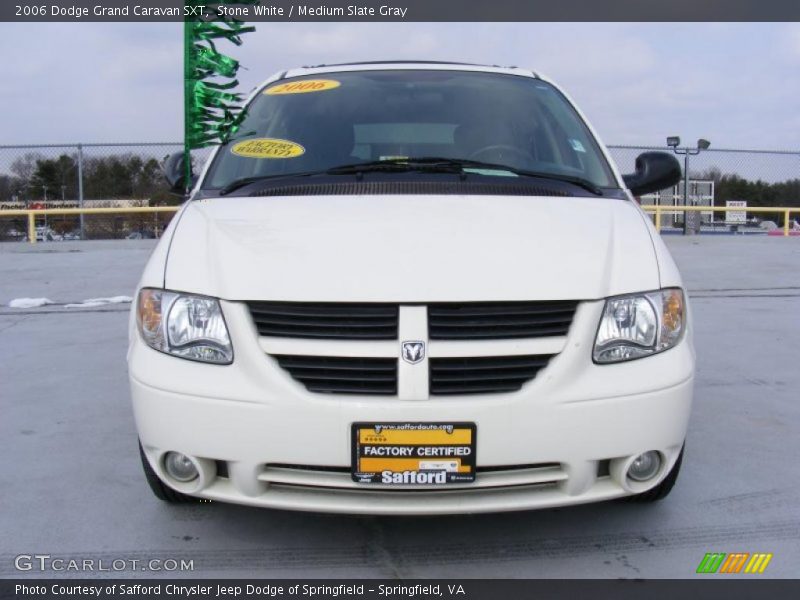 Stone White / Medium Slate Gray 2006 Dodge Grand Caravan SXT