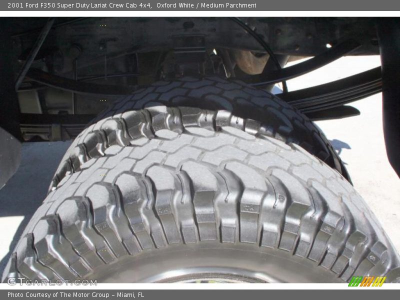 Oxford White / Medium Parchment 2001 Ford F350 Super Duty Lariat Crew Cab 4x4