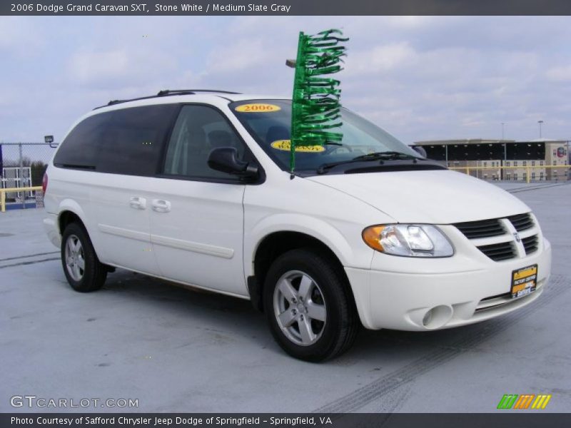 Stone White / Medium Slate Gray 2006 Dodge Grand Caravan SXT