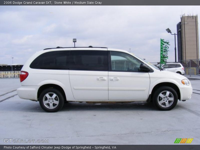 Stone White / Medium Slate Gray 2006 Dodge Grand Caravan SXT