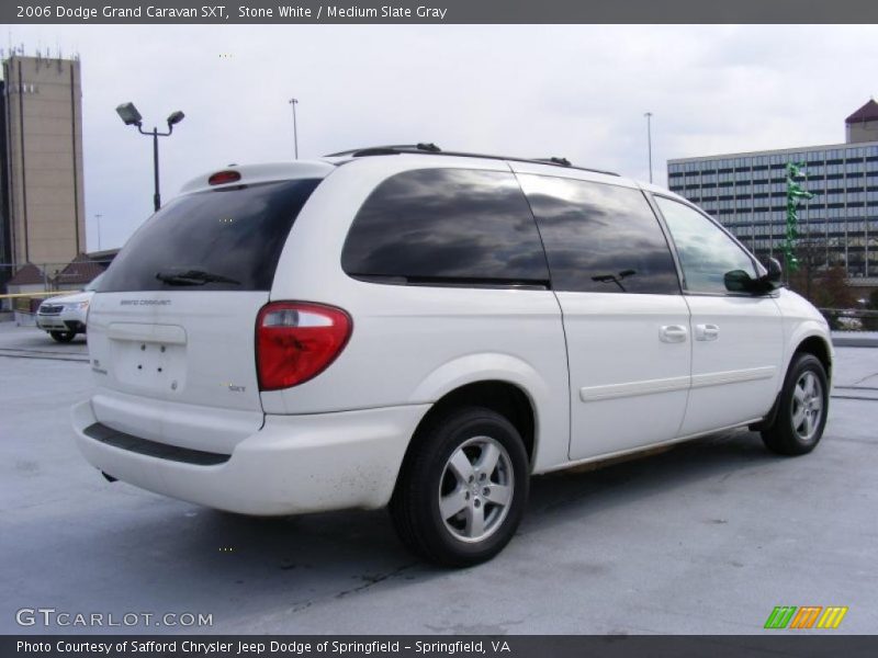 Stone White / Medium Slate Gray 2006 Dodge Grand Caravan SXT