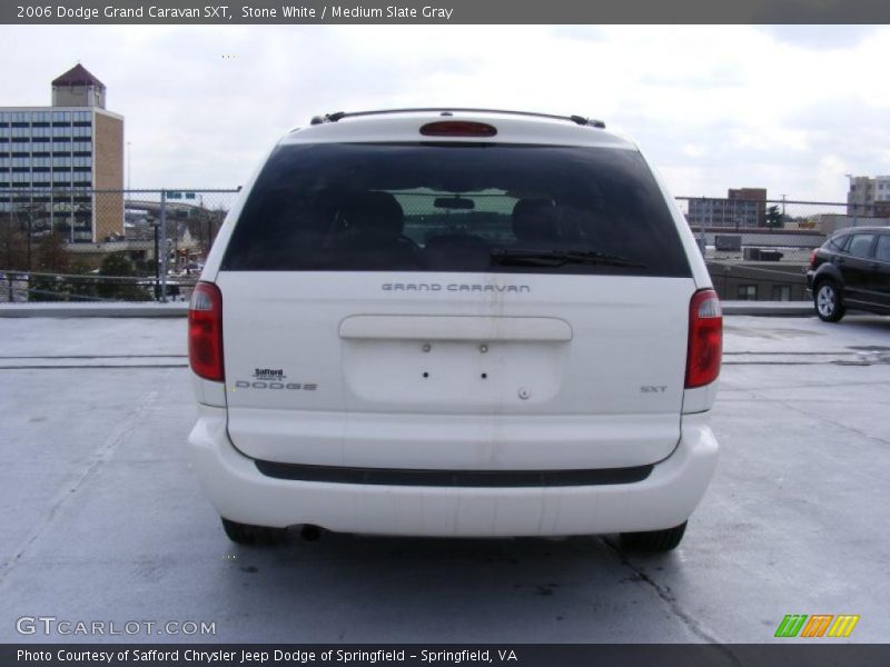 Stone White / Medium Slate Gray 2006 Dodge Grand Caravan SXT
