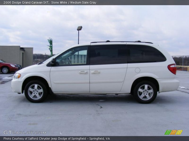 Stone White / Medium Slate Gray 2006 Dodge Grand Caravan SXT