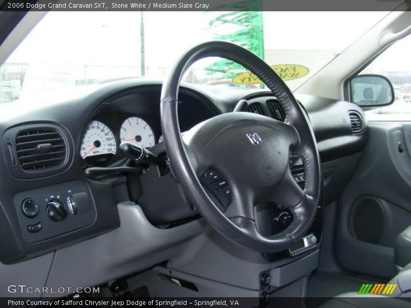 Stone White / Medium Slate Gray 2006 Dodge Grand Caravan SXT
