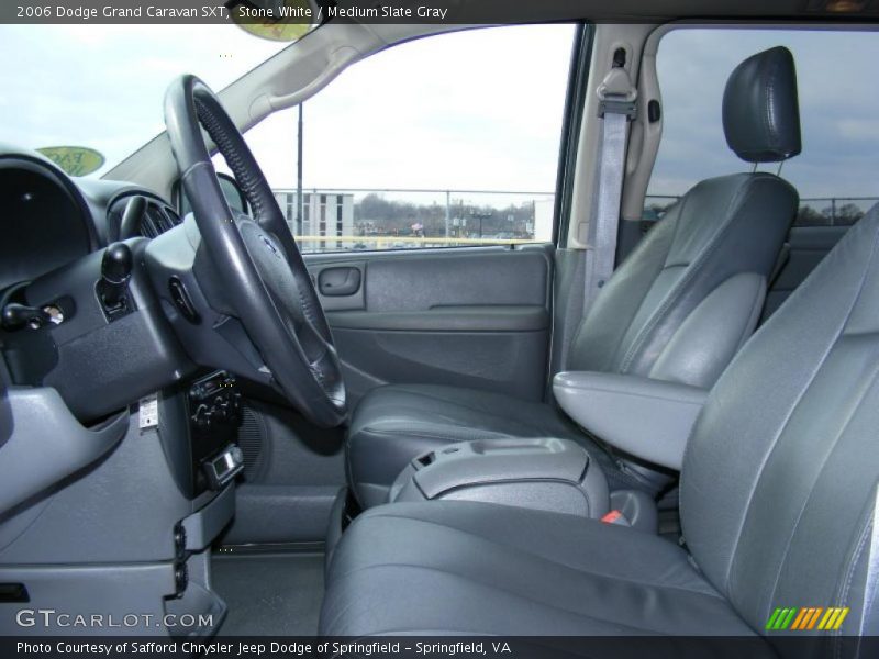Stone White / Medium Slate Gray 2006 Dodge Grand Caravan SXT