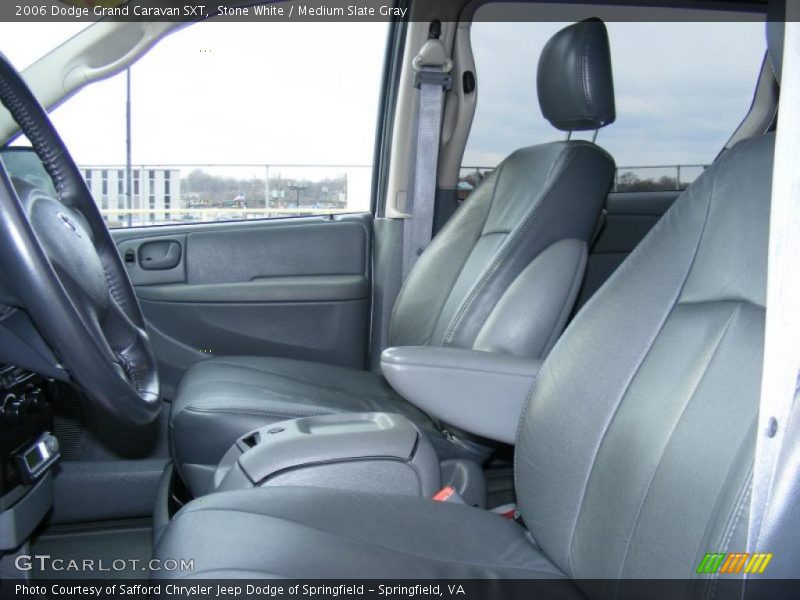 Stone White / Medium Slate Gray 2006 Dodge Grand Caravan SXT