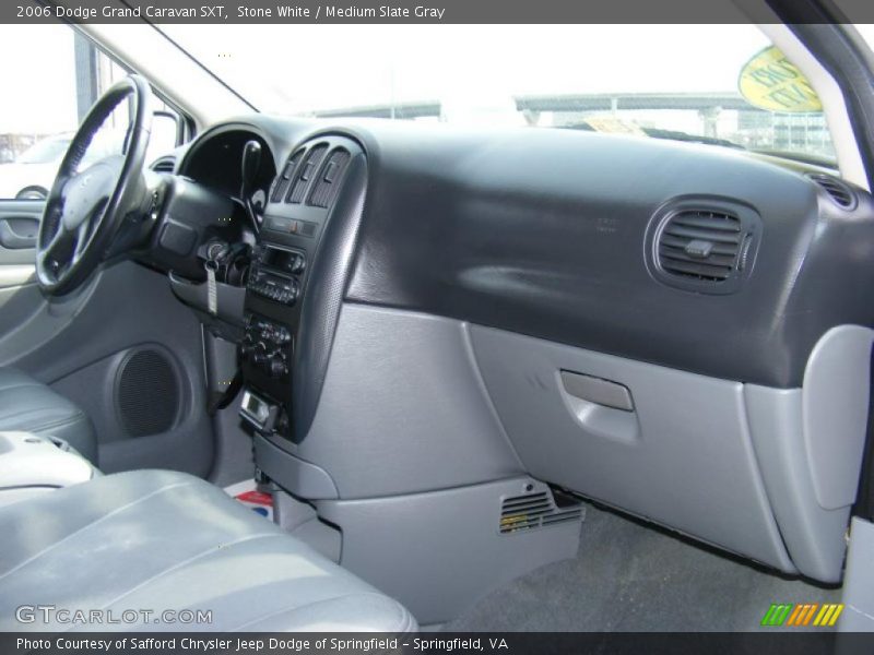 Stone White / Medium Slate Gray 2006 Dodge Grand Caravan SXT