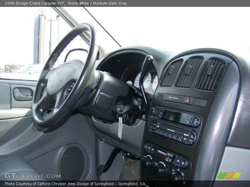 Stone White / Medium Slate Gray 2006 Dodge Grand Caravan SXT