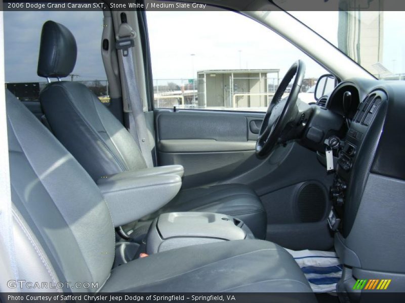 Stone White / Medium Slate Gray 2006 Dodge Grand Caravan SXT