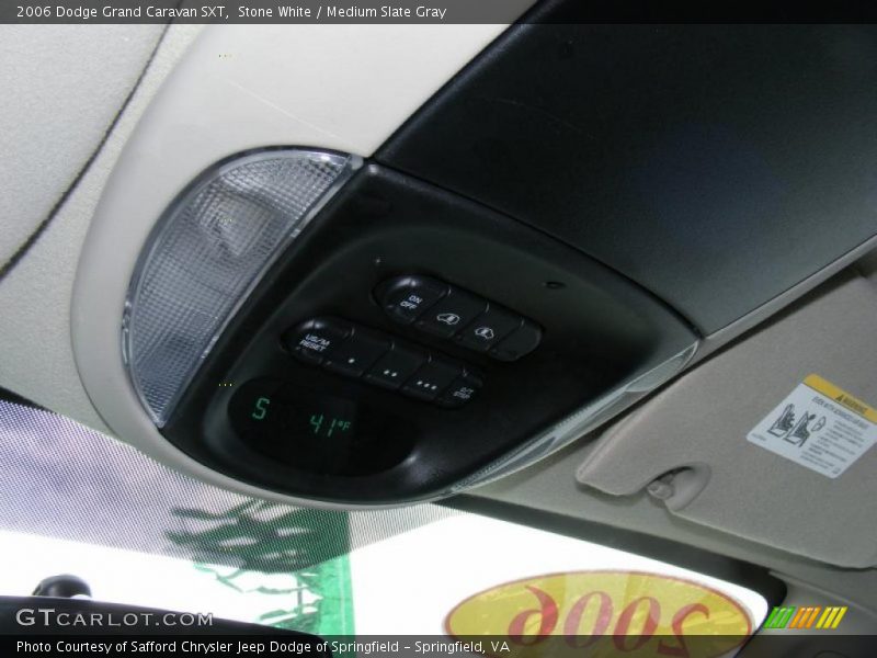 Stone White / Medium Slate Gray 2006 Dodge Grand Caravan SXT