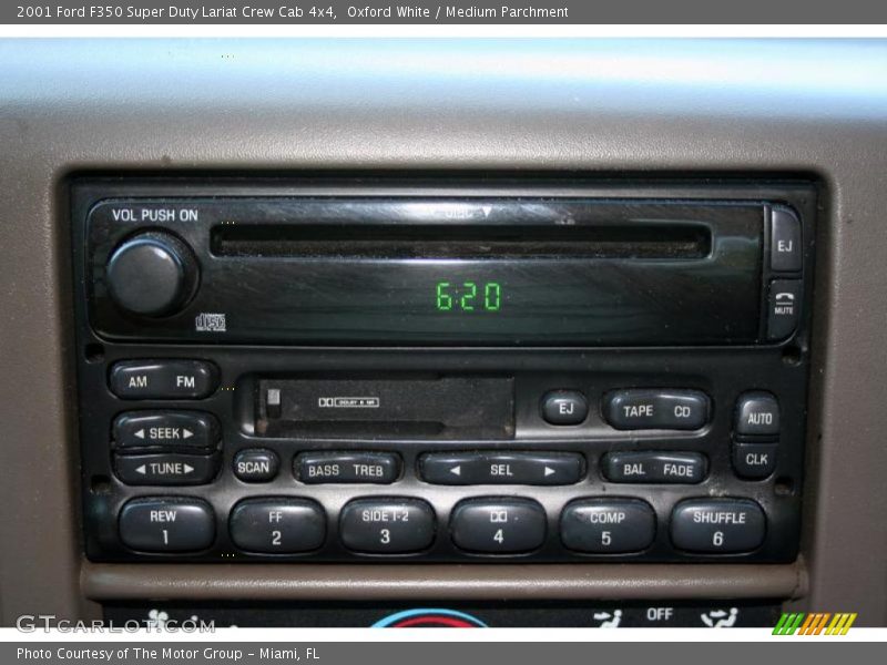 Oxford White / Medium Parchment 2001 Ford F350 Super Duty Lariat Crew Cab 4x4
