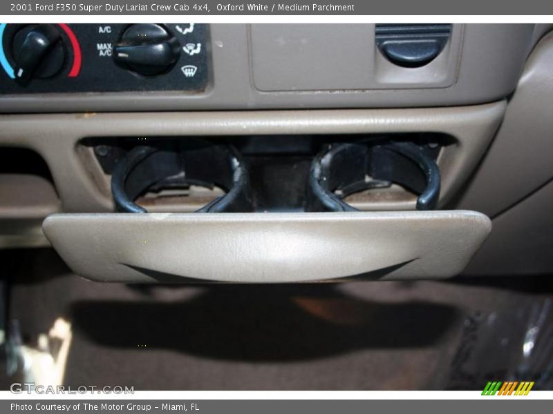 Oxford White / Medium Parchment 2001 Ford F350 Super Duty Lariat Crew Cab 4x4