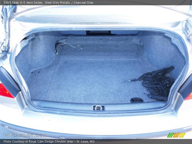 Steel Grey Metallic / Charcoal Gray 2003 Saab 9-5 Aero Sedan