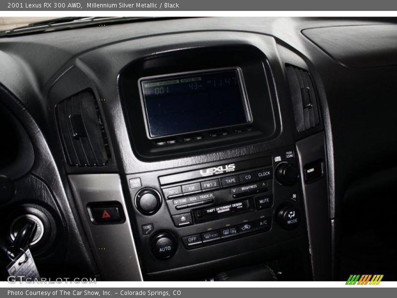 Millennium Silver Metallic / Black 2001 Lexus RX 300 AWD