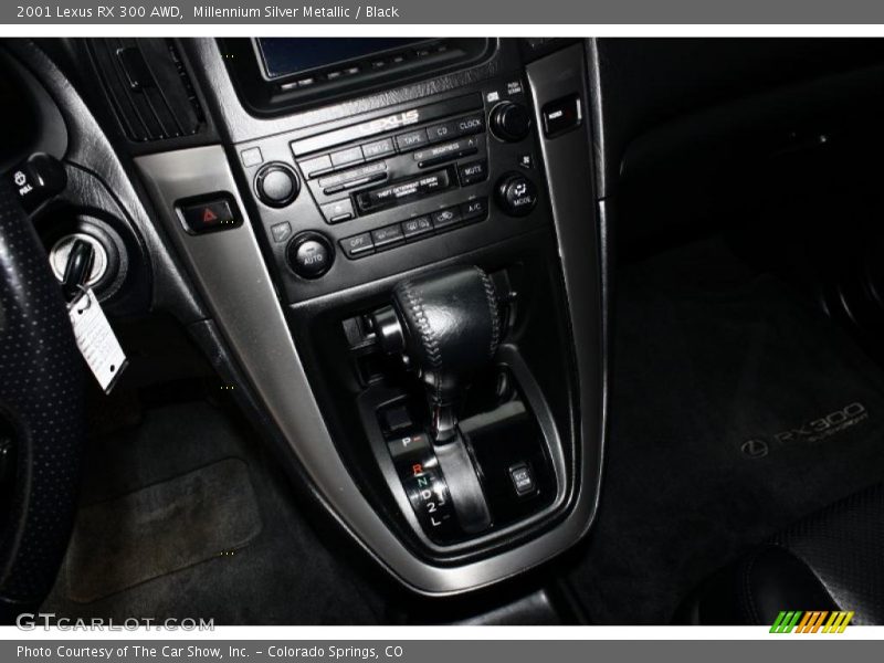 Millennium Silver Metallic / Black 2001 Lexus RX 300 AWD