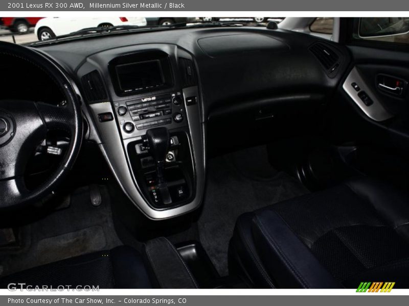 Millennium Silver Metallic / Black 2001 Lexus RX 300 AWD