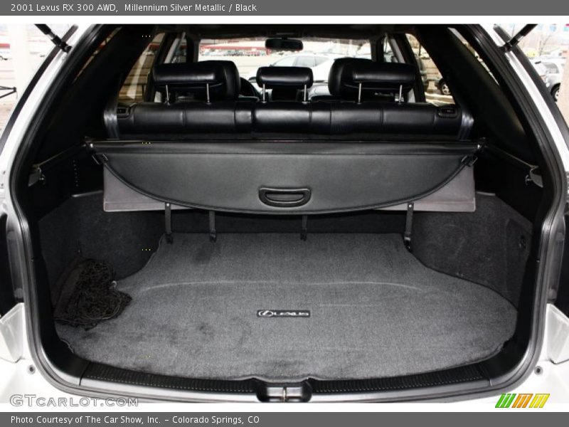 Millennium Silver Metallic / Black 2001 Lexus RX 300 AWD