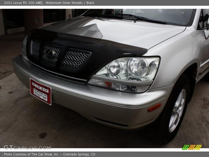 Millennium Silver Metallic / Black 2001 Lexus RX 300 AWD
