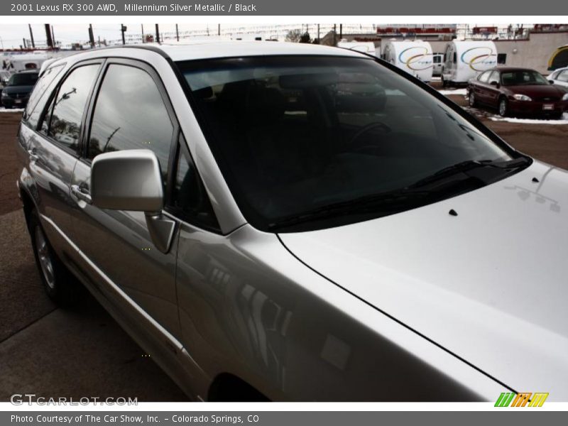 Millennium Silver Metallic / Black 2001 Lexus RX 300 AWD