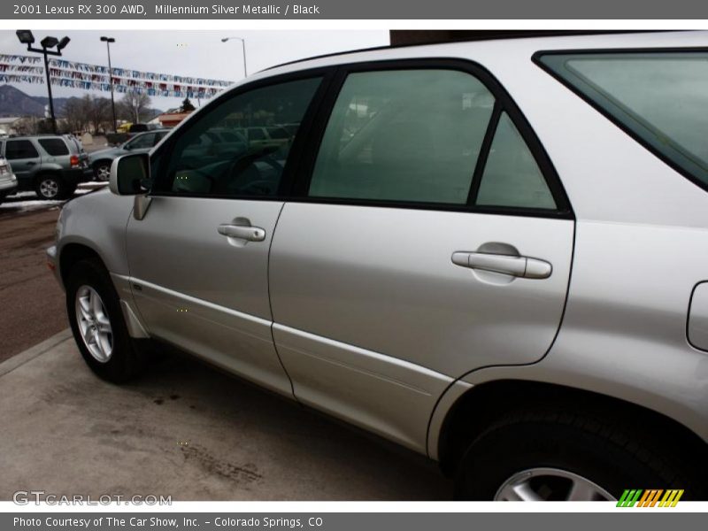 Millennium Silver Metallic / Black 2001 Lexus RX 300 AWD