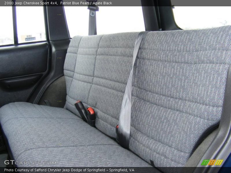 Patriot Blue Pearl / Agate Black 2000 Jeep Cherokee Sport 4x4