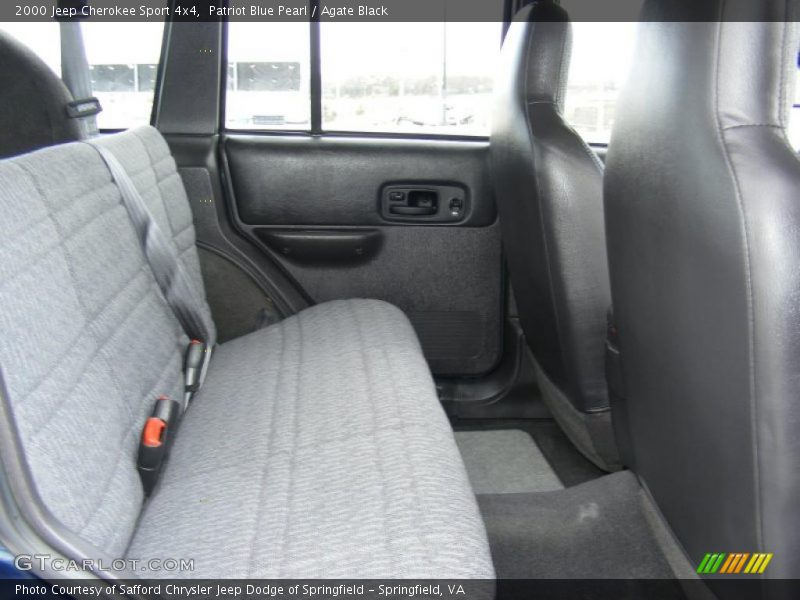 Patriot Blue Pearl / Agate Black 2000 Jeep Cherokee Sport 4x4