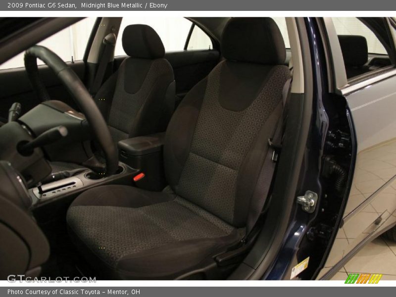 Midnight Blue Metallic / Ebony 2009 Pontiac G6 Sedan