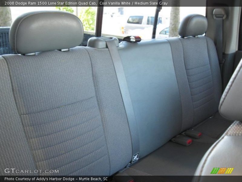 Cool Vanilla White / Medium Slate Gray 2008 Dodge Ram 1500 Lone Star Edition Quad Cab