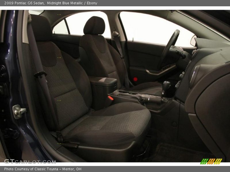 Midnight Blue Metallic / Ebony 2009 Pontiac G6 Sedan