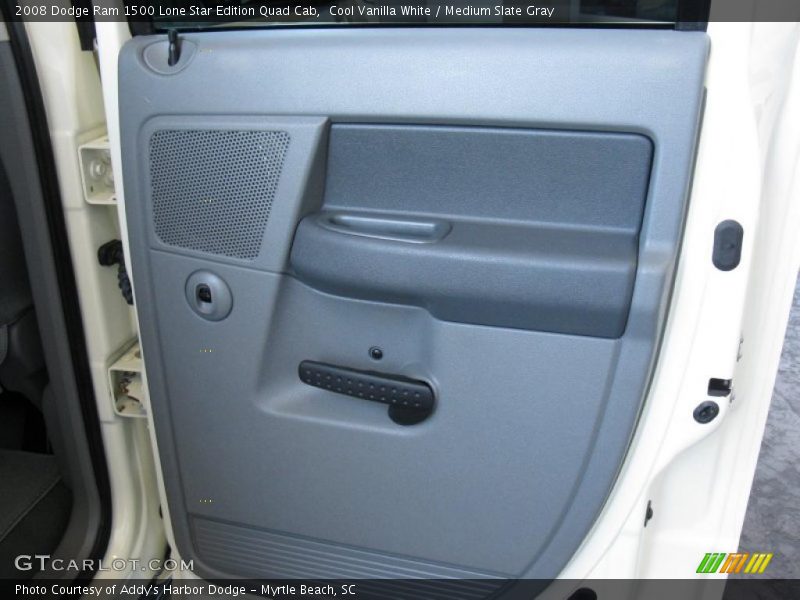 Cool Vanilla White / Medium Slate Gray 2008 Dodge Ram 1500 Lone Star Edition Quad Cab