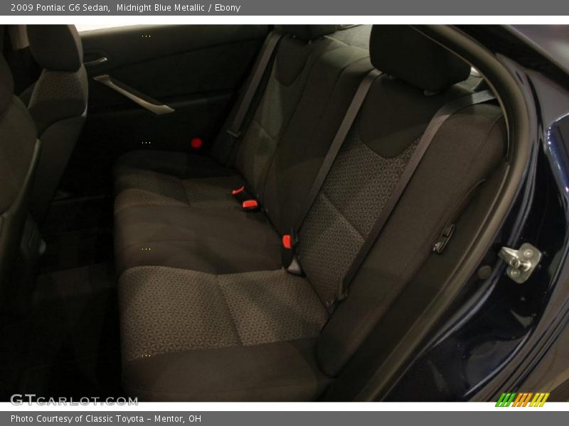 Midnight Blue Metallic / Ebony 2009 Pontiac G6 Sedan