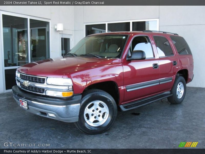 Sport Red Metallic / Gray/Dark Charcoal 2004 Chevrolet Tahoe LS