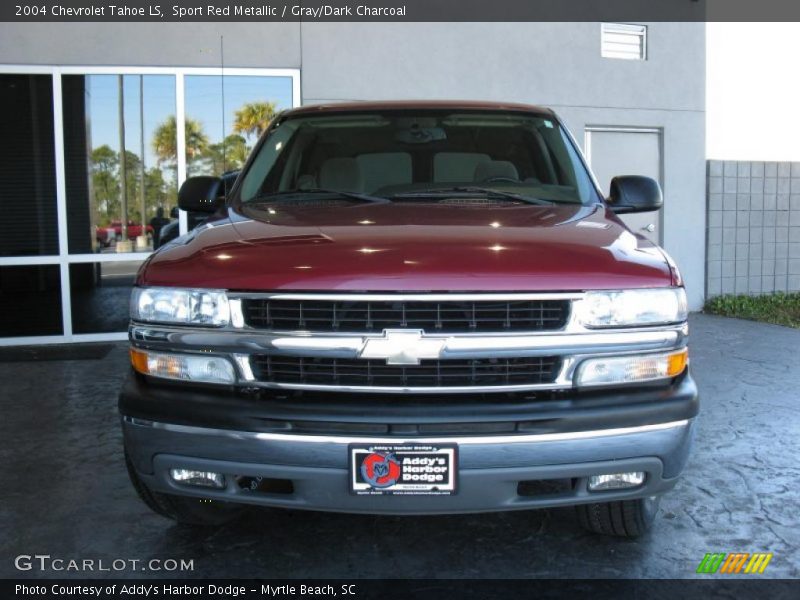 Sport Red Metallic / Gray/Dark Charcoal 2004 Chevrolet Tahoe LS