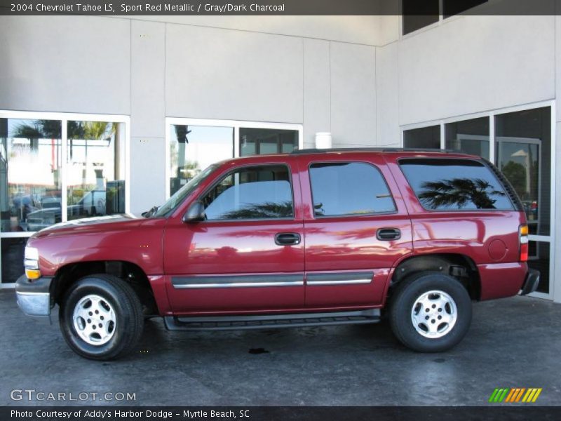 Sport Red Metallic / Gray/Dark Charcoal 2004 Chevrolet Tahoe LS