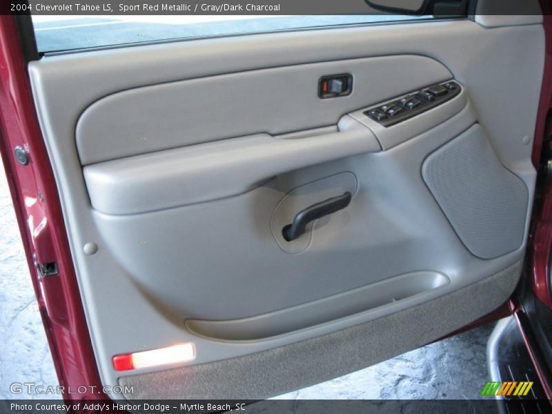 Sport Red Metallic / Gray/Dark Charcoal 2004 Chevrolet Tahoe LS