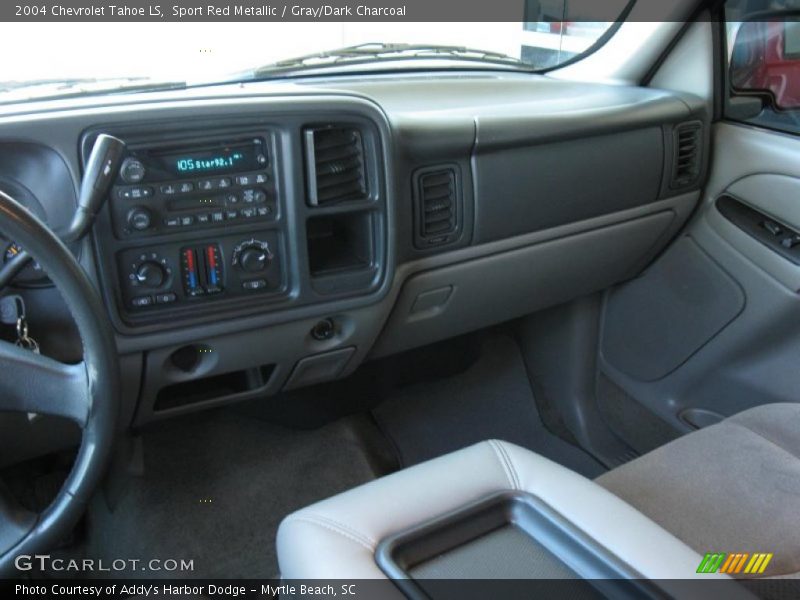 Sport Red Metallic / Gray/Dark Charcoal 2004 Chevrolet Tahoe LS