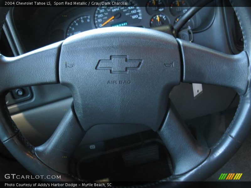 Sport Red Metallic / Gray/Dark Charcoal 2004 Chevrolet Tahoe LS