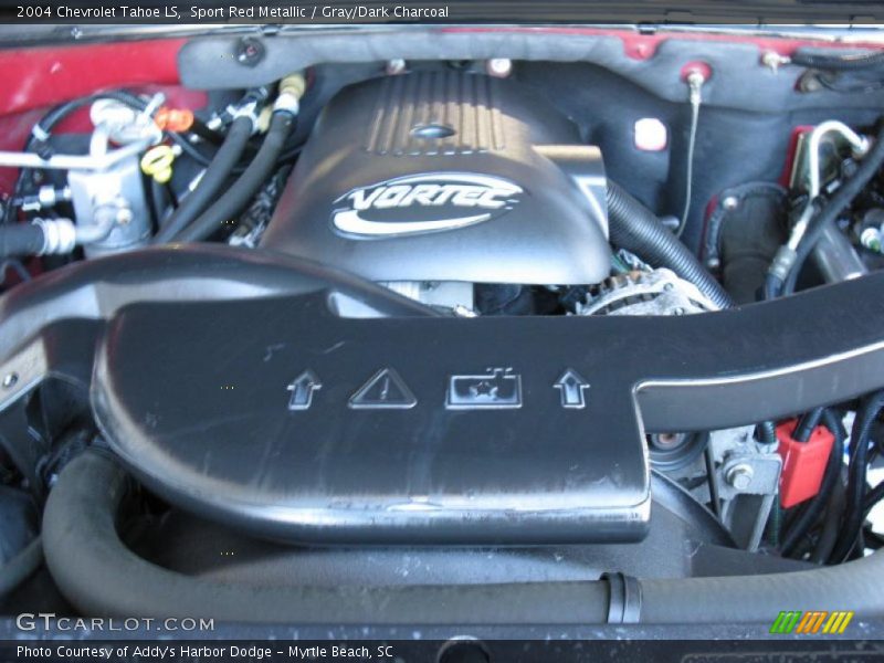 Sport Red Metallic / Gray/Dark Charcoal 2004 Chevrolet Tahoe LS