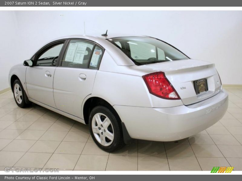 Silver Nickel / Gray 2007 Saturn ION 2 Sedan
