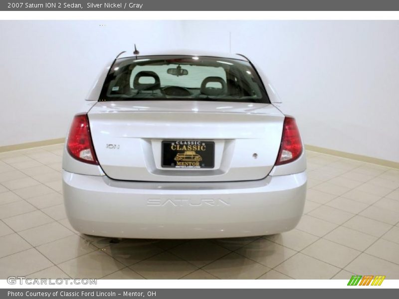 Silver Nickel / Gray 2007 Saturn ION 2 Sedan