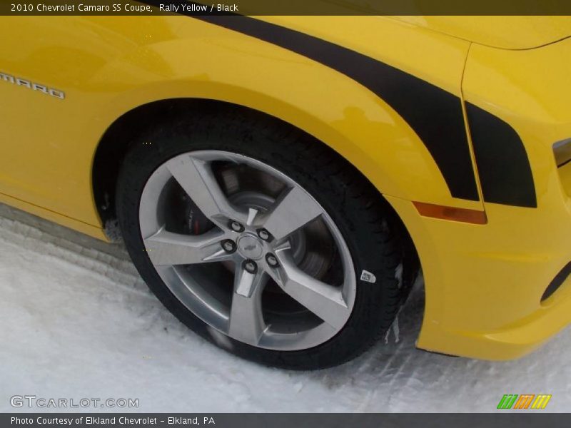 Rally Yellow / Black 2010 Chevrolet Camaro SS Coupe