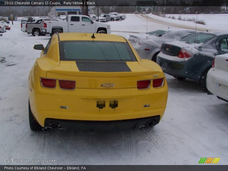 Rally Yellow / Black 2010 Chevrolet Camaro SS Coupe