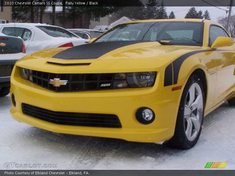 Rally Yellow / Black 2010 Chevrolet Camaro SS Coupe