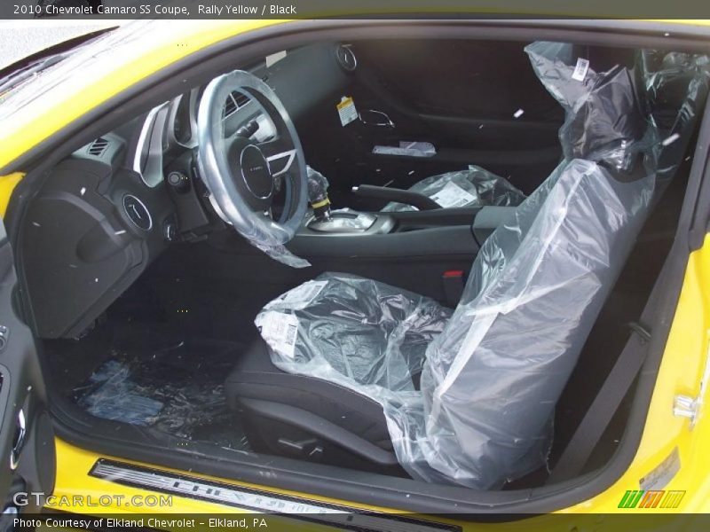 Rally Yellow / Black 2010 Chevrolet Camaro SS Coupe