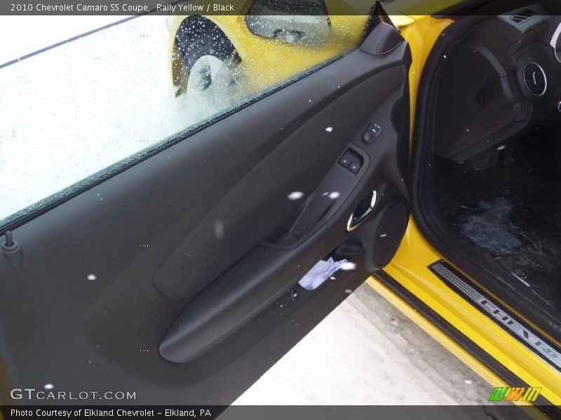Rally Yellow / Black 2010 Chevrolet Camaro SS Coupe