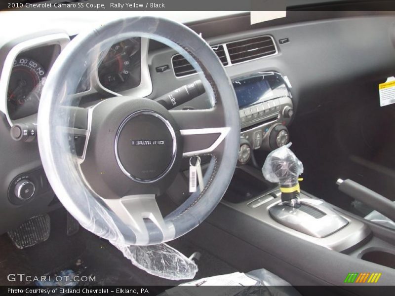Rally Yellow / Black 2010 Chevrolet Camaro SS Coupe