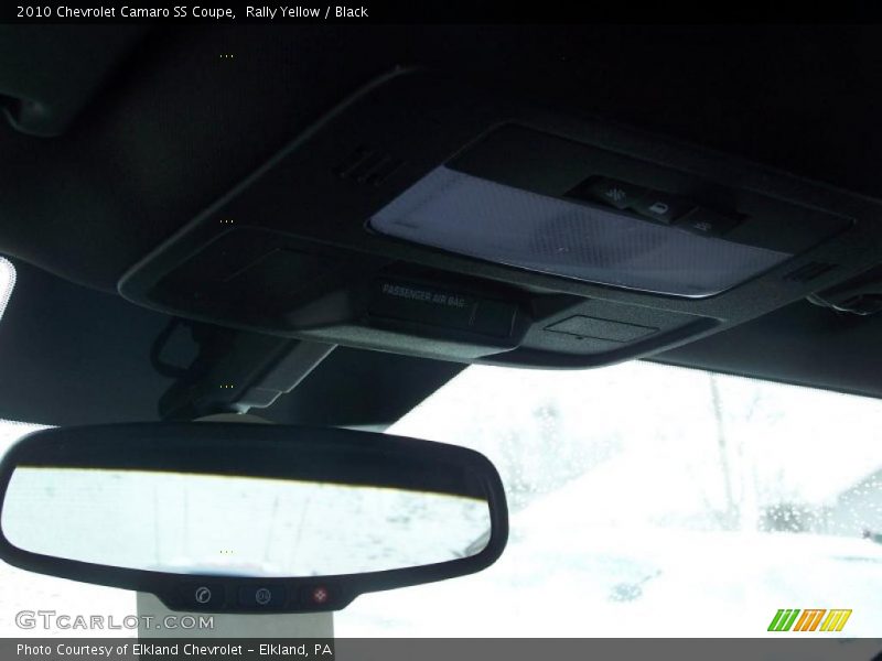 Rally Yellow / Black 2010 Chevrolet Camaro SS Coupe