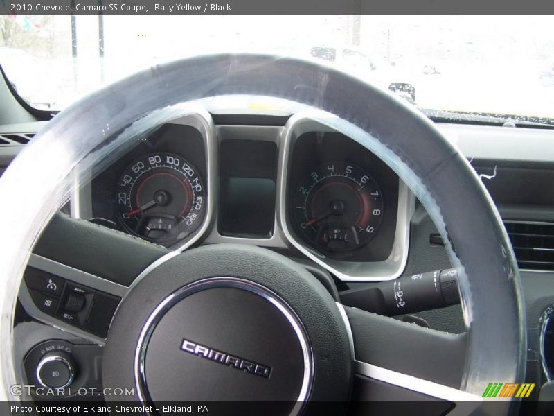 Rally Yellow / Black 2010 Chevrolet Camaro SS Coupe