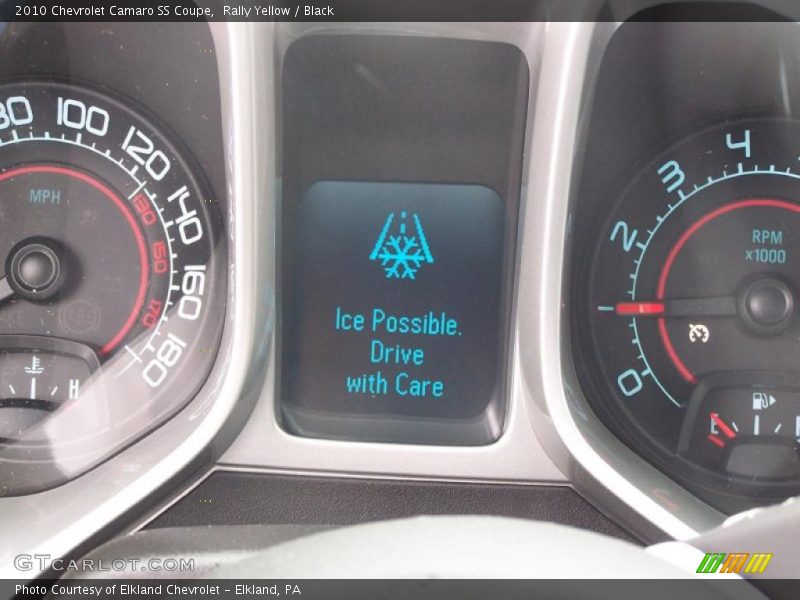 Rally Yellow / Black 2010 Chevrolet Camaro SS Coupe